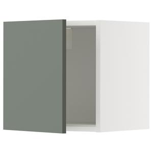 Настенный шкаф, белый/матовый серо-зеленый Nickebo, 40x40 см IKEA Metod