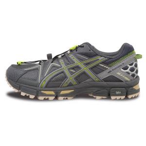 Кастомизированные кроссовки Asics Gel-Kahana 8 Running Shoes Men Low-Top, серый/зеленый