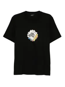 Футболка с графичным принтом Ps Paul Smith, черный