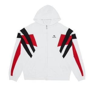 Худи Balenciaga Tracksuit Hoodie 'White/Black', белый