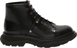 Кроссовки Alexander McQueen Tread Lace-up Boot Black, черный