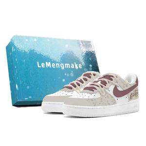 Детские кроссовки для скейтбординга Air Force 1 для начальной школы Nike, белый