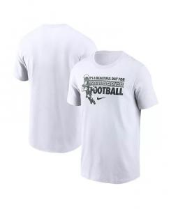 Мужская белая футболка для болельщиков Michigan State Spartans Nike, белый