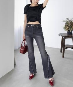 Топ с завязками, выкроенный и сшитый