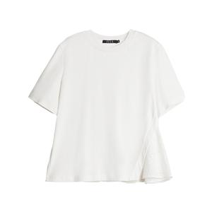 ELLE Футболка с коротким рукавом Women's White