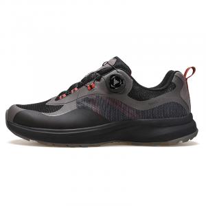 Кроссовки для походов и треккинга мужские с низким верхом черного цвета Humtto
