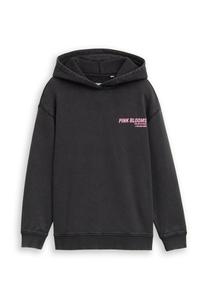 Худи TOM TAILOR Hoodie, Heavy Black/Black