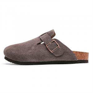 V05 Унисекс тапочки с закрытым носком на резиновой нескользящей подошве Umber мужские, цвет Umber Men's