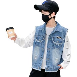 Детский жилет с лацканами Moderate EASTERN CAMEL, синий