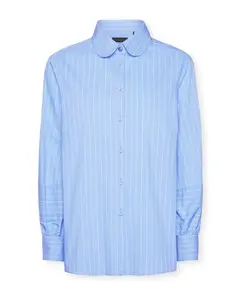 Полосатая рубашка Elena Mirã², синий