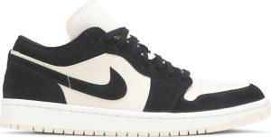 Кроссовки Wmns Air Jordan 1 Low Black Guava Ice, черный