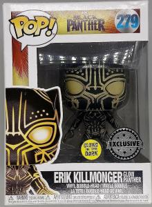 Фигурка Funko POP! Marvel Black Panther Erik Killmonger Glow In The Dark Panther Exclusive