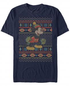 Мужская винтажная футболка с круглым вырезом и короткими рукавами с микки маусом Fifth Sun, синий