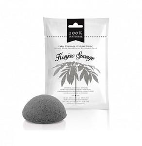 Губка для лица с растением конжак Черный Diet-Food
