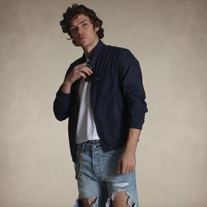 Мужская ветровка, компактная куртка Members Only, темно-синий