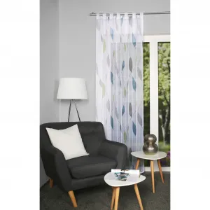 ИДЕИ ДЛЯ ДОМАШНЕЙ ЖИЗНИ Гардина «ПАОЛО», (1 шт.), полупрозрачная Home Wohnideen, синий/зеленый/зеленый