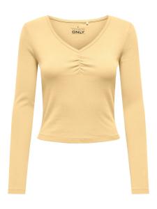 ONLY Лонгслив в лимонном цвете