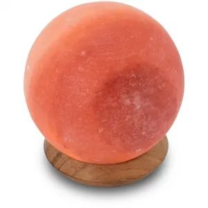 Лампа-соляной кристалл для стола USB-шар с LED-платой, 1 шт., теплый белый свет, ручная работа из кристалла соли - каждый камень уникален Himalaya Salt Dreams, оранжевый