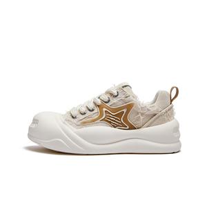 Кроссовки для скейтбординга Unisex Low Top White G+G, Sand Stone White