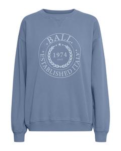 Ball Свитшот 'Babecca' в цвете Opal, светло-голубой