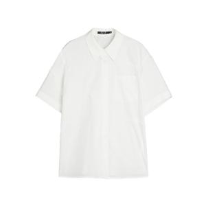ELLE Рубашка Women's White Lapel Moderate