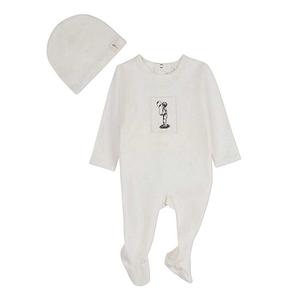 Комплект из 2 предметов для мальчика "Мальчик и его воздушный шар" из хлопка Memoi