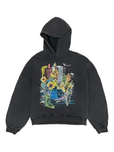 Худи с графичным принтом Bimba Y Lola, черный