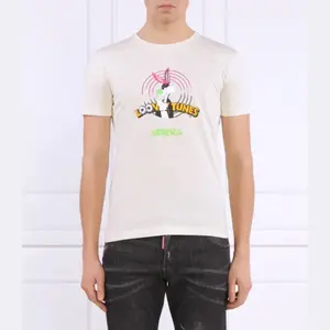 Футболка стандартного кроя Iceberg x Looney Tunes Iceberg, экрю