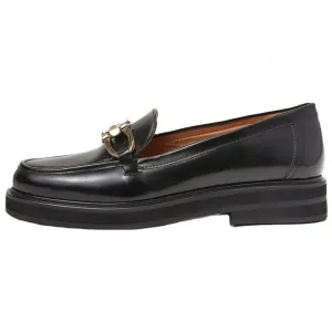 Лоферы женские черные Flattered