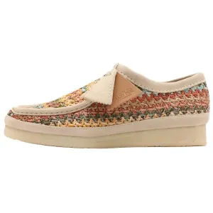 Clarks Wallabee Multi Raffia повседневные туфли мужские yellow