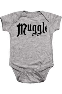 Детский комбинезончик в стиле Гарри Поттера для младенцев-маглов Gildan, athletic heather