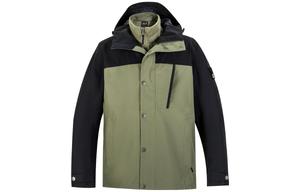 Куртка-ветровка мужская JACK WOLFSKIN, серый оливковый/черный/6534