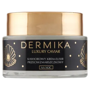 Dermika Luxury Caviar крем-эликсир против морщин для лица на ночь, 50 мл