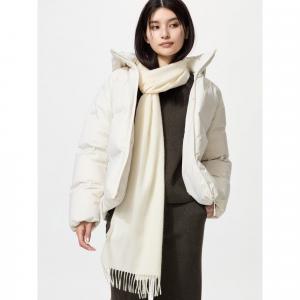 Бесшовная пуховая парка Uniqlo, 01 белый