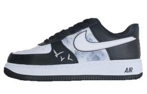 Кастомизированные кроссовки Nike Air Force 1 Skateboarding Shoes Men, черный