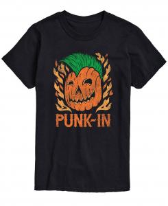 Мужская футболка классического кроя в стиле панк AIRWAVES, черный