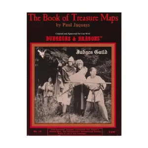 Book of Treasure Maps #1 (3rd Printing), Dungeons & Dragons Fantasy Supplements - Maps (Judges Guild), мягкая обложка