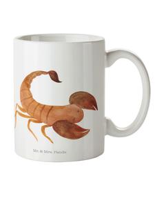 Детская кружка со знаком зодиака Скорпион, без слов, белого цвета Mr. & Mrs. Panda