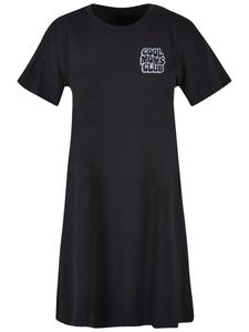 Мини платье F4NT4STIC Cool Moms Club Bestickt, Black