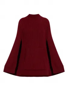 Мини-платье Astoria с карманами и накидкой Max Mara, красный