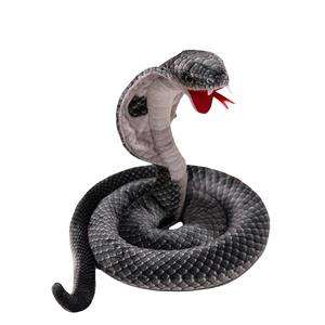 Плюшевая кукла Open Mouthed Glass Snake высотой 118см/160см Tak Bebe, черный
