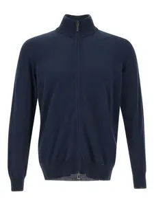 Кардиган на молнии с высоким воротником Kangra, синий