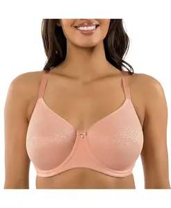 Женский бесшовный минимизирующий бюстгальтер Pearl без вкладышей, темно-синий, размер 42H PARFAIT, коричневый/бежевый