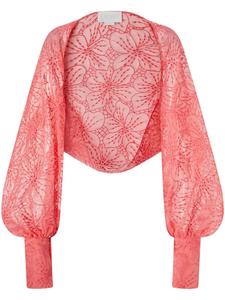 Блузка Genny embroidery bolero, розовый