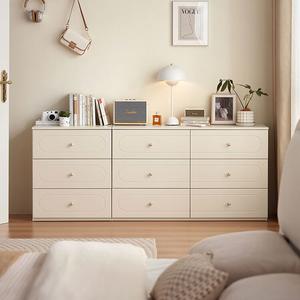 Lin'S Home Furnishing Комод для спальни и гостиной из массива дерева, 6 ящиков, современный дизайн