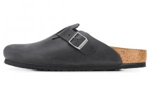 Бостон Нэрроу 'Oiled Leather Black' Биркеншток