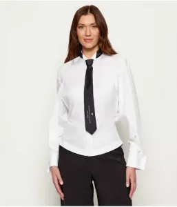 Рубашка slim fit Elisabetta Franchi, белый