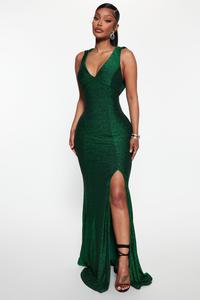 Платье Fashion Nova 2104P1, зеленый