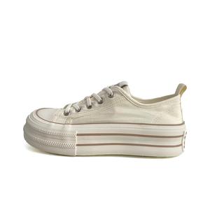 City camel Женские низкие скейтерские кеды бежевые, цвет Beige