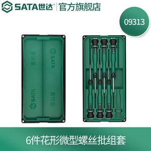 SATA 09313 Набор микроотверток в форме цветка, 6 предметов, набор отверток